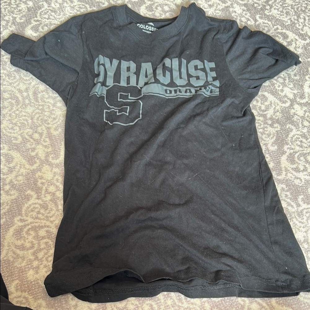 Colosseum Black Syracuse Short Sleeve Tee